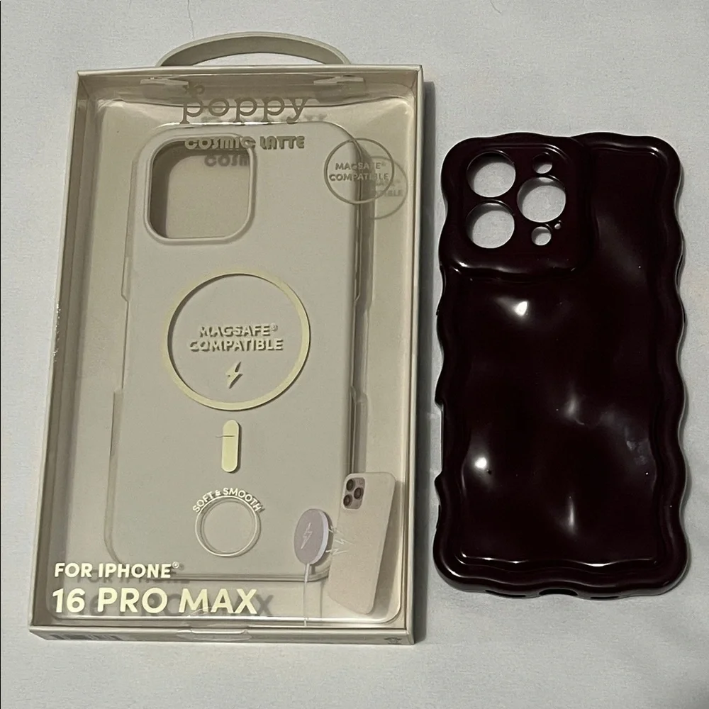 Two iPhone 16 Pro Max Phone Cases xo Poppy & House of Harlow